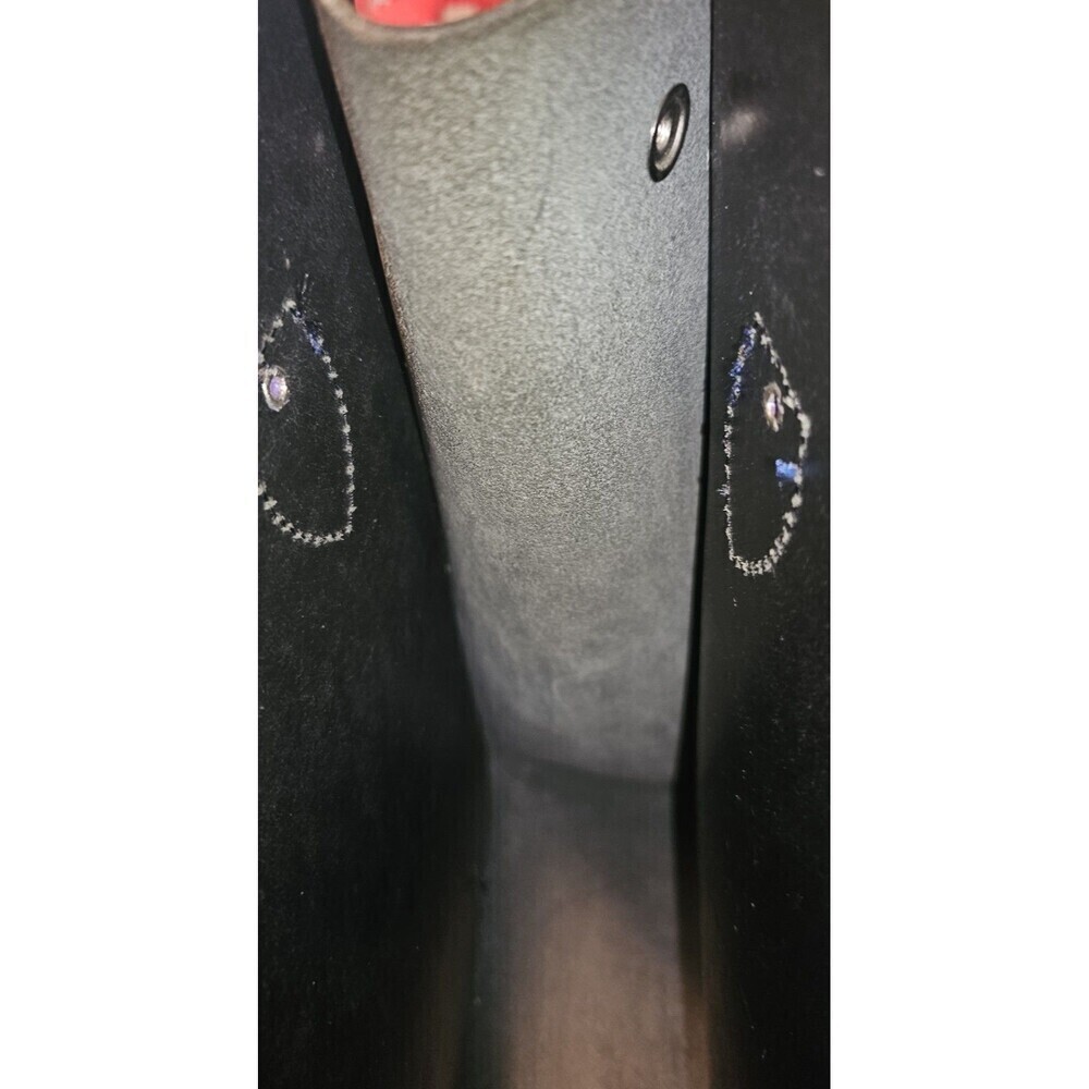 The Leather Satchel Company Deep Purple Mini Tote Made In UK 12.5"x9" Adj Handle - Picture 6 of 13